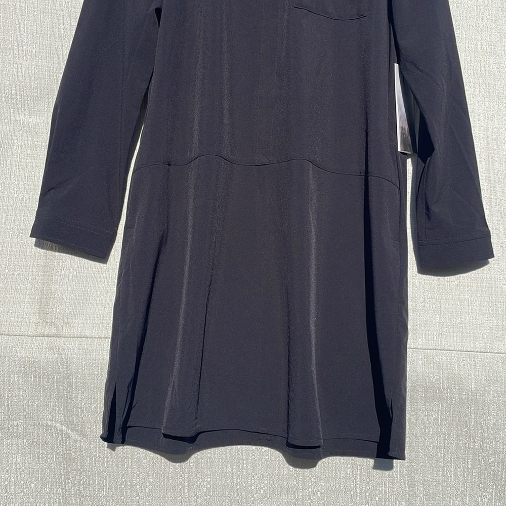 Freedom Trail by Kyodan Womens Dress Size Large Black Long Sleeve Pockets H1483 - Picture 4 of 11